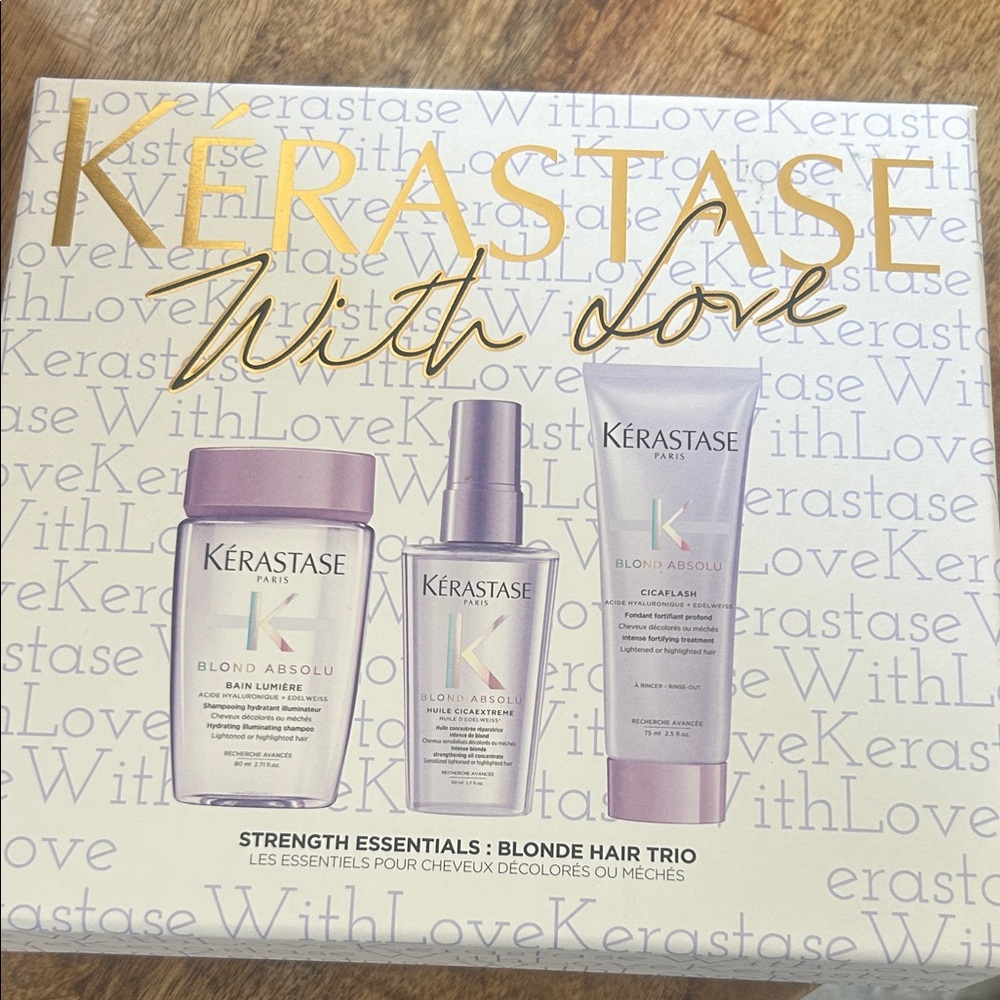 Brand new Kérastase Blonde Hair Trio Set